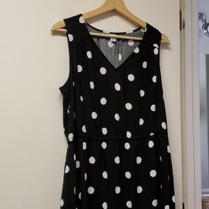 NWT Black Polka Dot Dress